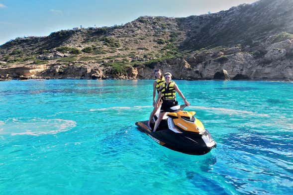 Balade en jet-ski à Caló des Moro