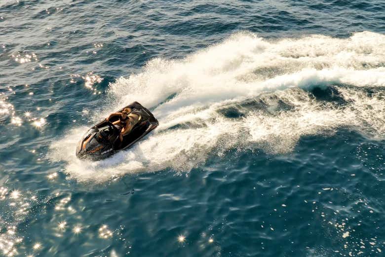Jet-ski à Cala Mayor