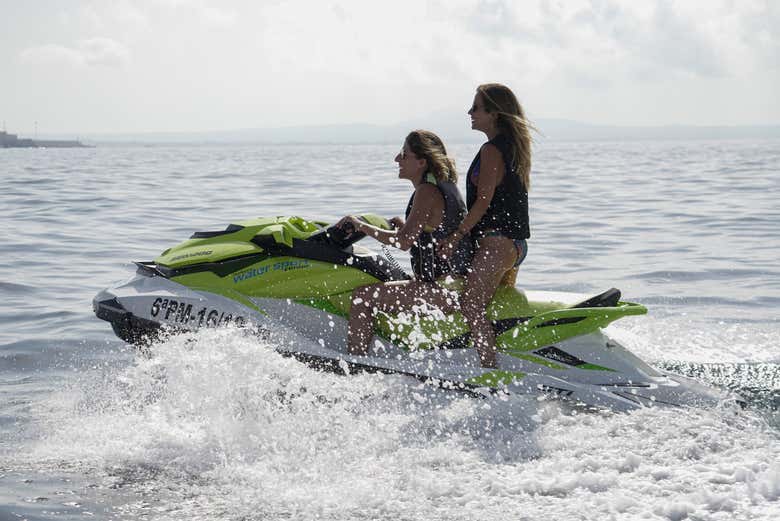 Jet-ski à Cala Mayor