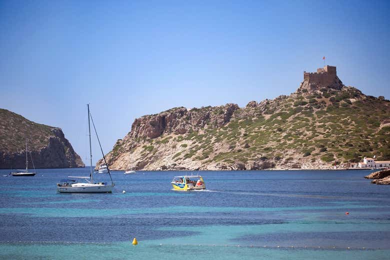 Bateaux sur les eaux de Cabrera