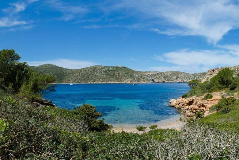 Une des plages les plus célèbres de Cabrera