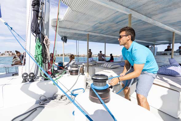 Balade en catamaran dans la baie de Palma
