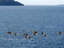 Kayak près de Cala Mayor