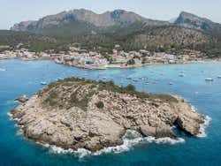 Vue aérienne sur Sant Elm