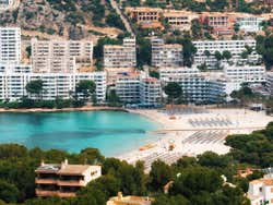 Plage Santa Posa depuis les airs