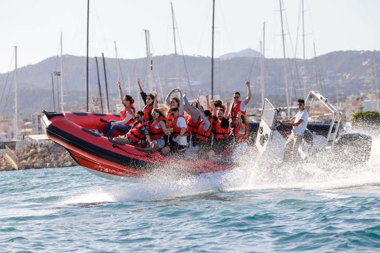 Balade en bateau à moteur à Palma de Majorque