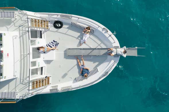 Balade en bateau dans la baie de Palma