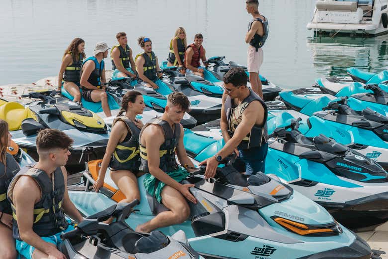 Apprenez à conduire un jet ski