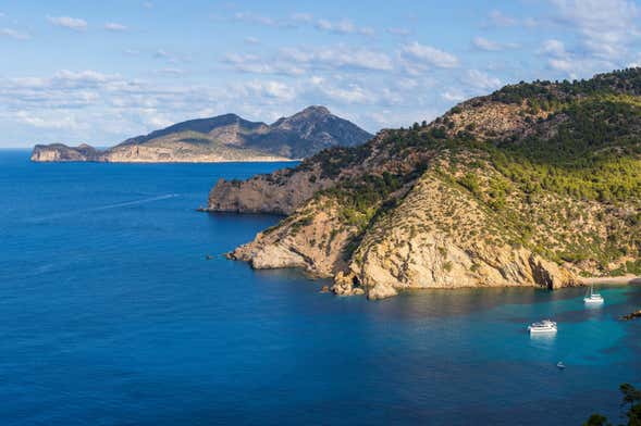 Balade en bateau à la Cala Egos et à Port d'Andratx